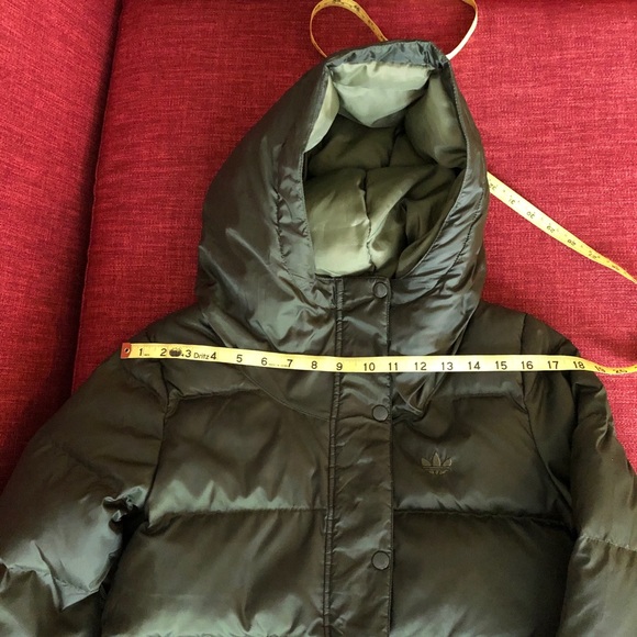 ADIDAS | Army green down filled puffer jacket - Picture 7 of 16